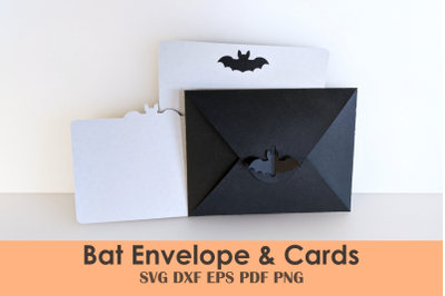 Bat Envelope and Note Cards | Self Sealing A2