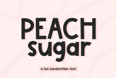 Peach Sugar - Cute Handwritten Font