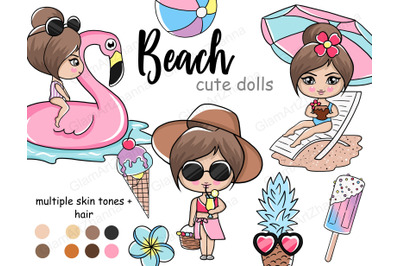 Beach Cute Dolls