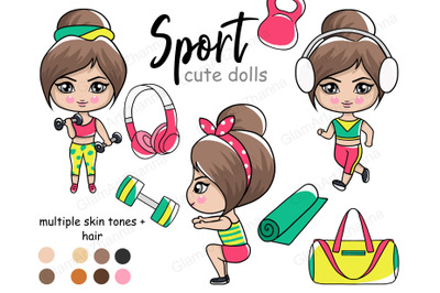 Sport Cute Dolls