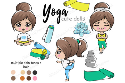 Yoga Cute Dolls