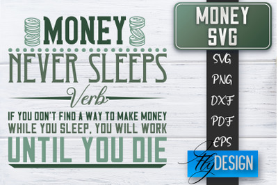 Money SVG | Money is all I need SVG | Money Quote | Spending Money SVG