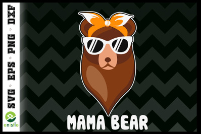 Mama Bear Face Sunglasses