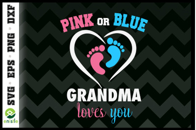 Pink or Blue Grandma loves You