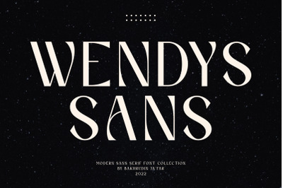 Wendys | Modern Sans Serif