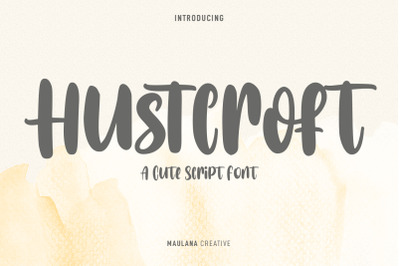 Hustcroft Handwritten Font