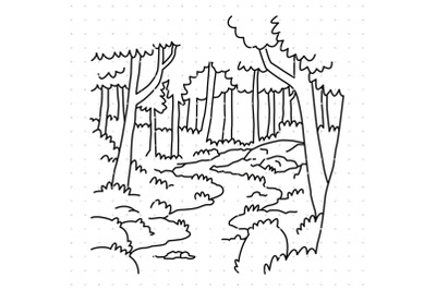 Forest Path SVG