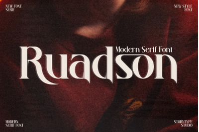 Ruadson Typeface