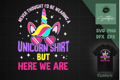 Funny Unicorn T Shirt For Papa Father