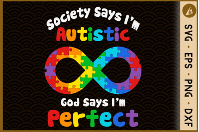 Funny Autistic God Says I&#039;m Perfect