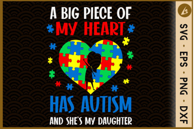 Autism Awareness - Dad Mom Has Daughter