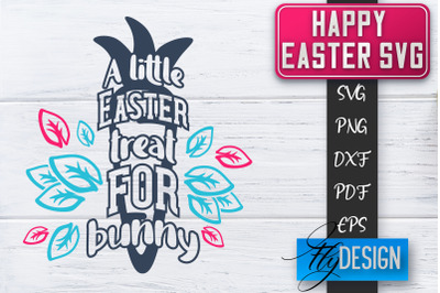 Happy Easter SVG | Cute Easter Quote SVG | Easter Bunny SVG