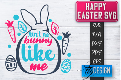 Happy Easter SVG | Cute Easter Quote SVG | Easter Bunny SVG