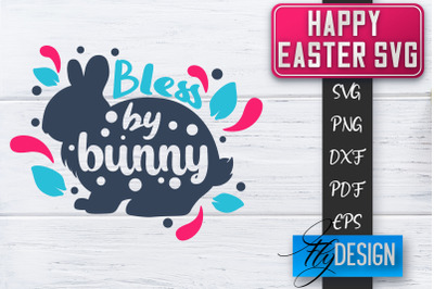 Happy Easter SVG | Cute Easter Quote SVG | Easter Bunny SVG