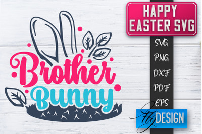 Happy Easter SVG | Cute Easter Quote SVG | Easter Bunny SVG