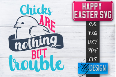 Happy Easter SVG | Cute Easter Quote SVG | Easter Bunny SVG