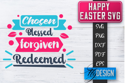 Happy Easter SVG | Cute Easter Quote SVG | Easter Bunny SVG