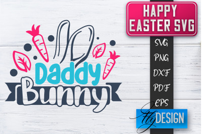 Happy Easter SVG | Cute Easter Quote SVG | Easter Bunny SVG