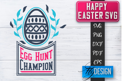 Happy Easter SVG | Cute Easter Quote SVG | Easter Bunny SVG