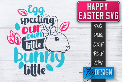 Happy Easter SVG | Cute Easter Quote SVG | Easter Bunny SVG