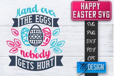 Happy Easter SVG | Cute Easter Quote SVG | Easter Bunny SVG