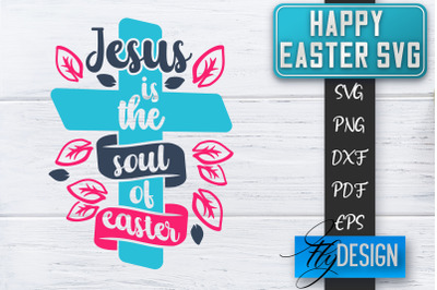 Happy Easter SVG | Cute Easter Quote SVG | Easter Bunny SVG