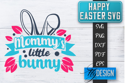 Happy Easter SVG | Cute Easter Quote SVG | Easter Bunny SVG