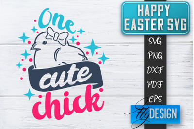 Happy Easter SVG | Cute Easter Quote SVG | Easter Bunny SVG