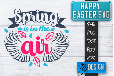 Happy Easter SVG | Cute Easter Quote SVG | Easter Bunny SVG