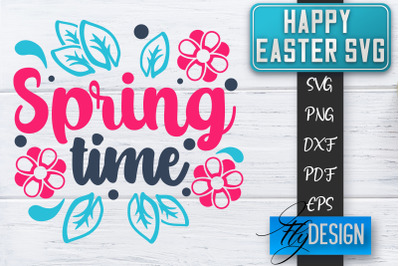 Happy Easter SVG | Cute Easter Quote SVG | Easter Bunny SVG