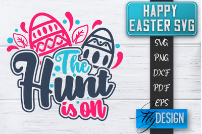 Happy Easter SVG | Cute Easter Quote SVG | Easter Bunny SVG