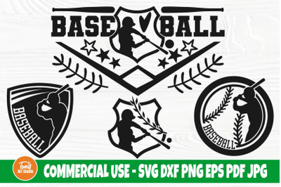 Baseball Bundle SVG, Sports Cut Files, Shirt Svg, Png Baseball Clipart