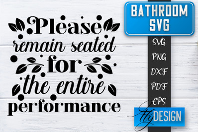 Bathroom SVG  | Bathroom Signs | Funny Sayings SVG | Bathroom rules |