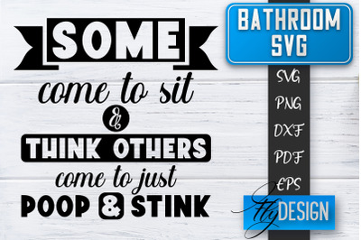 Bathroom SVG  | Bathroom Signs | Funny Sayings SVG | Bathroom rules |