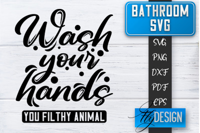 Bathroom SVG  | Bathroom Signs | Funny Sayings SVG | Bathroom rules |