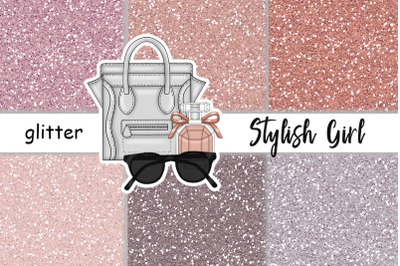 Stylish Girl Glitter