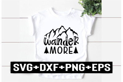 wander more