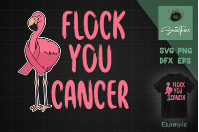 Flamingo Flock You Support Breast Cancer