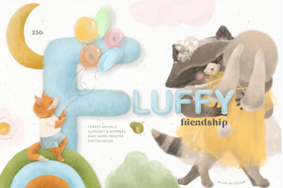 Fluffy Baby Animals Character Creator