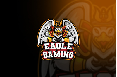 Eagle Samurai Esport Logo Template