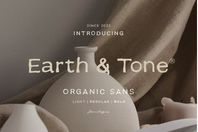 Earth Tone - Organic Sans Family