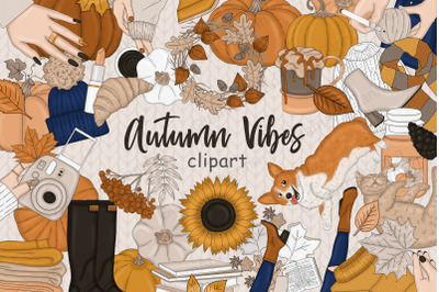 Autumn Vibes Clipart