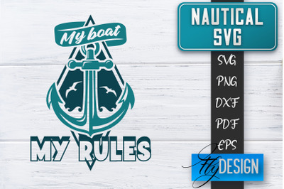 Nautical SVG | Summer Quotes SVG | Anchor SVG | Beach