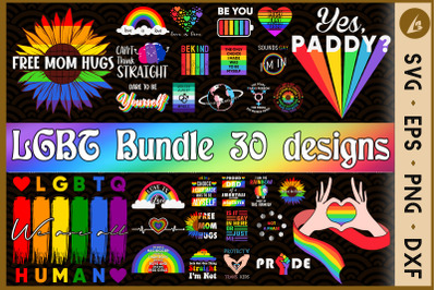 LGBT Bundle SVG 30 designs