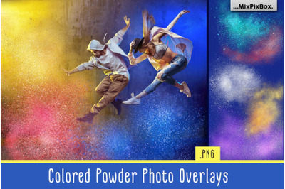 Colored Powder Photo Overlays