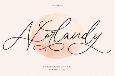 Norlandy Beauty Script Font