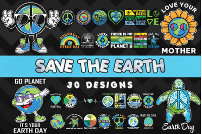 Save the Earth Bundle SVG 30 designs