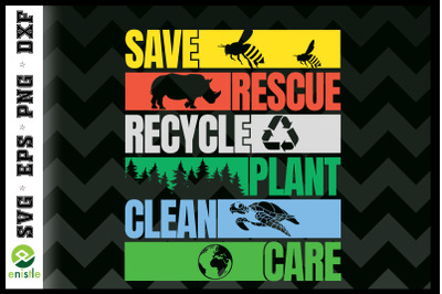 Action Protect Earth Save The Earth