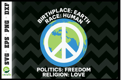 Birthplace Earth Race Human Earth Day