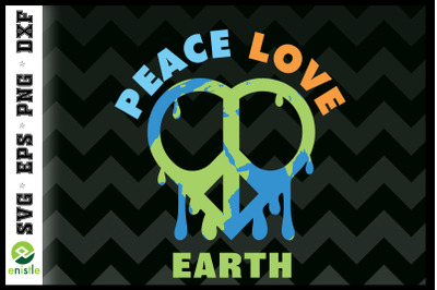 Earth Heart Peace Love Earth